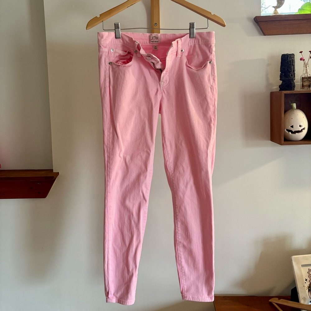 J. Crew light pink jeans